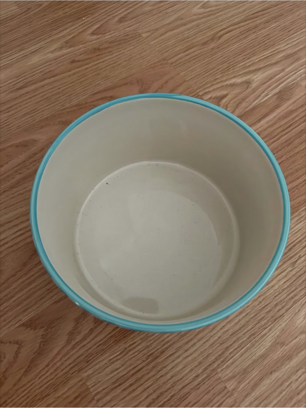 The Pioneer Woman Blue Gingham Ceramic Serving Bowl with Cow and Floral Motif - Picture 3 of 6